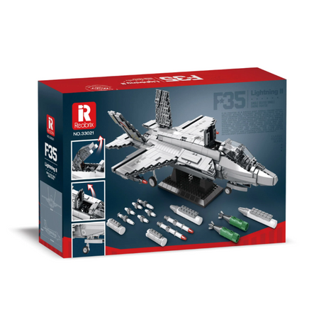 Klocki REOBRIX 33021 Samolot myśliwski F-35 Lightning II