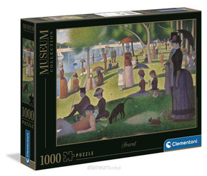 Puzzle 1000 Museum: Niedzielne popołudnie na wyspie Grande Jatte