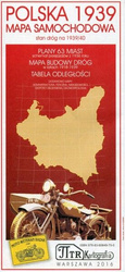 Polska 1939. Mapa samochodowa 1:1 250 000