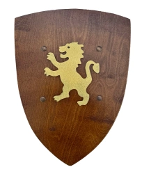 Tarcza ze złotym lwem