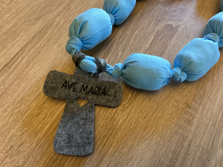 Różaniec Przytulaniec (błękitny)