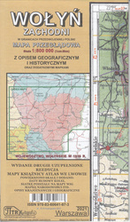 Wołyń Zachodni. Mapa przeglądowa w skali 1:800 000