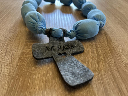 Różaniec Przytulaniec (błękitny)