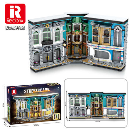 Klocki REOBRIX 66032 Krajobraz miejski Wstawka do książek