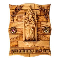 Płaskorzeźba Kropielnica Józef z Dzieciątkiem