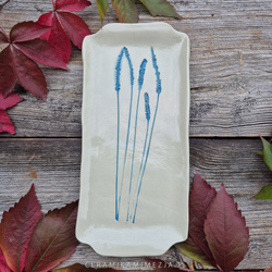 Półmisek niebieski z uchwytami