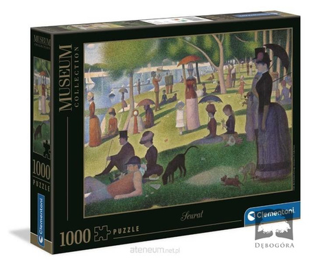 Puzzle 1000 Museum: Niedzielne popołudnie na wyspie Grande Jatte