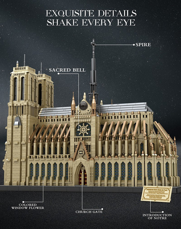 Klocki REOBRIX 66016 Katedra Notre-Dame