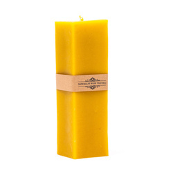 ŚWIECA Z WOSKU PSZCZELEGO KOSTKA DUŻA