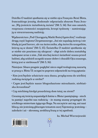 O nadziei spotkania się w niebie