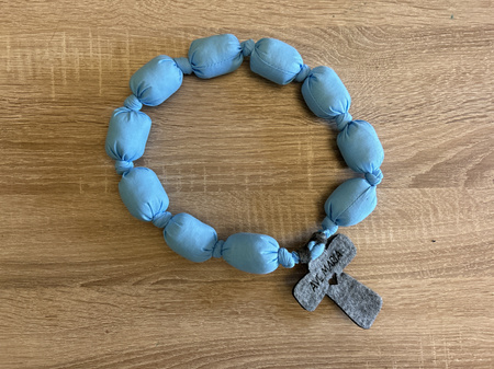 Różaniec Przytulaniec (błękitny)