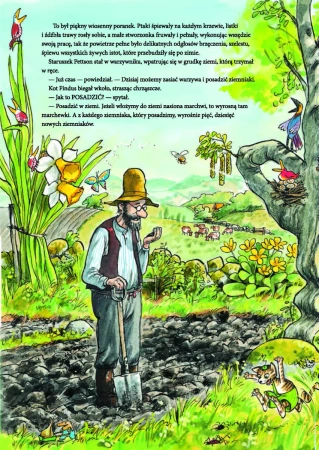 Pettson i Findus. Rwetes w ogrodzie