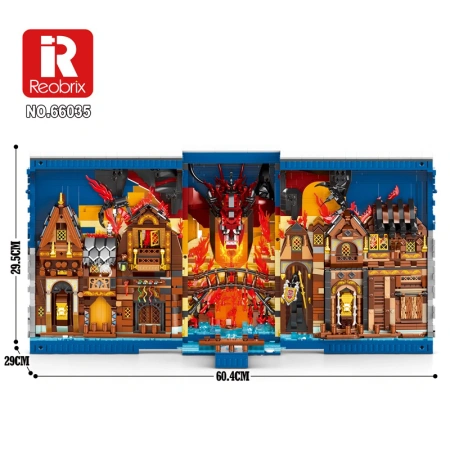 Klocki REOBRIX 66035 Księga Shire Wstawka do książek