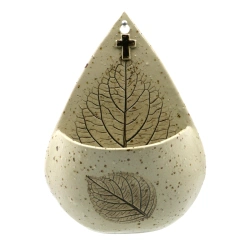 Kropielnica średnia z brązowym liściem