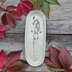 Półmisek kropkowany wąski ze zbożem