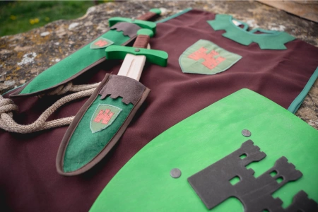 Strój rycerski Camelot brązowy