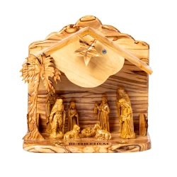 Szopka Betlejemska z Drewna Oliwnego – Pozytywka "Bethlehem"