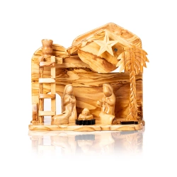 Szopka Bożonarodzeniowa - Drabinka i Postacie bez Twarzy