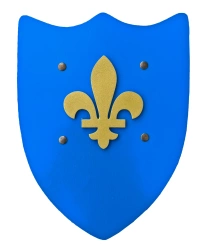 Tarcza niebieska z lilią