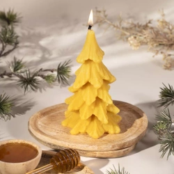 Jodła - świeca z wosku pszczelego
