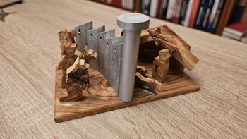 Szopka - mur w Palestynie