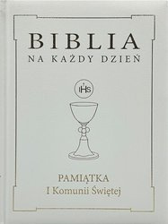 Biblia na każdy dzień - Komunia Skóra złoto