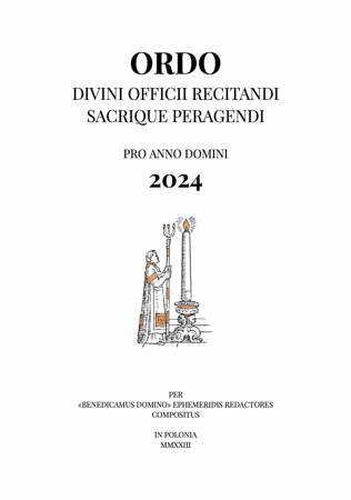 Ordo Divini Officii recitandi Sacrique peragendi ad usum Ecclesiarum Poloniæ pro anno 2024